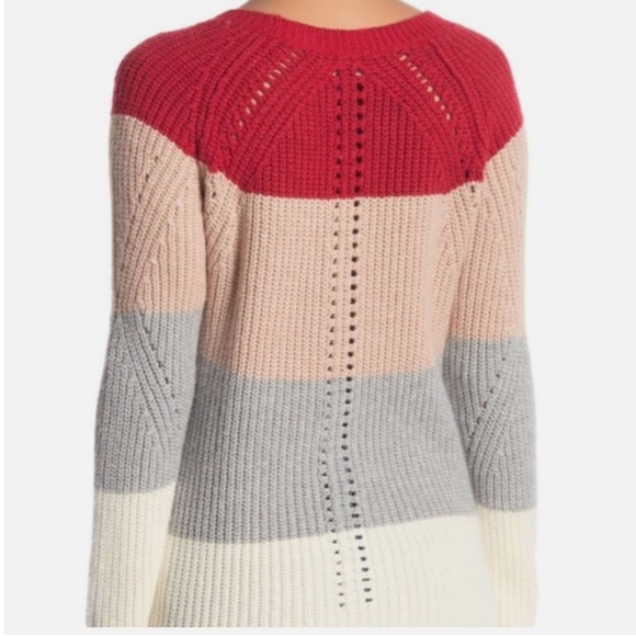 Lucky Brand Crewneck Pointelle Sweater - Picture 7 of 11